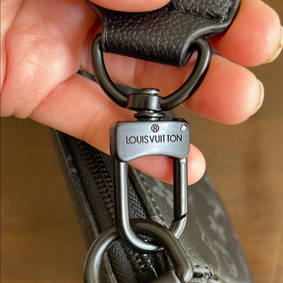 LOUIS VUITTON MONOGRAMMED ECLIPSE POCHETTE XL - Picture 10 of 14